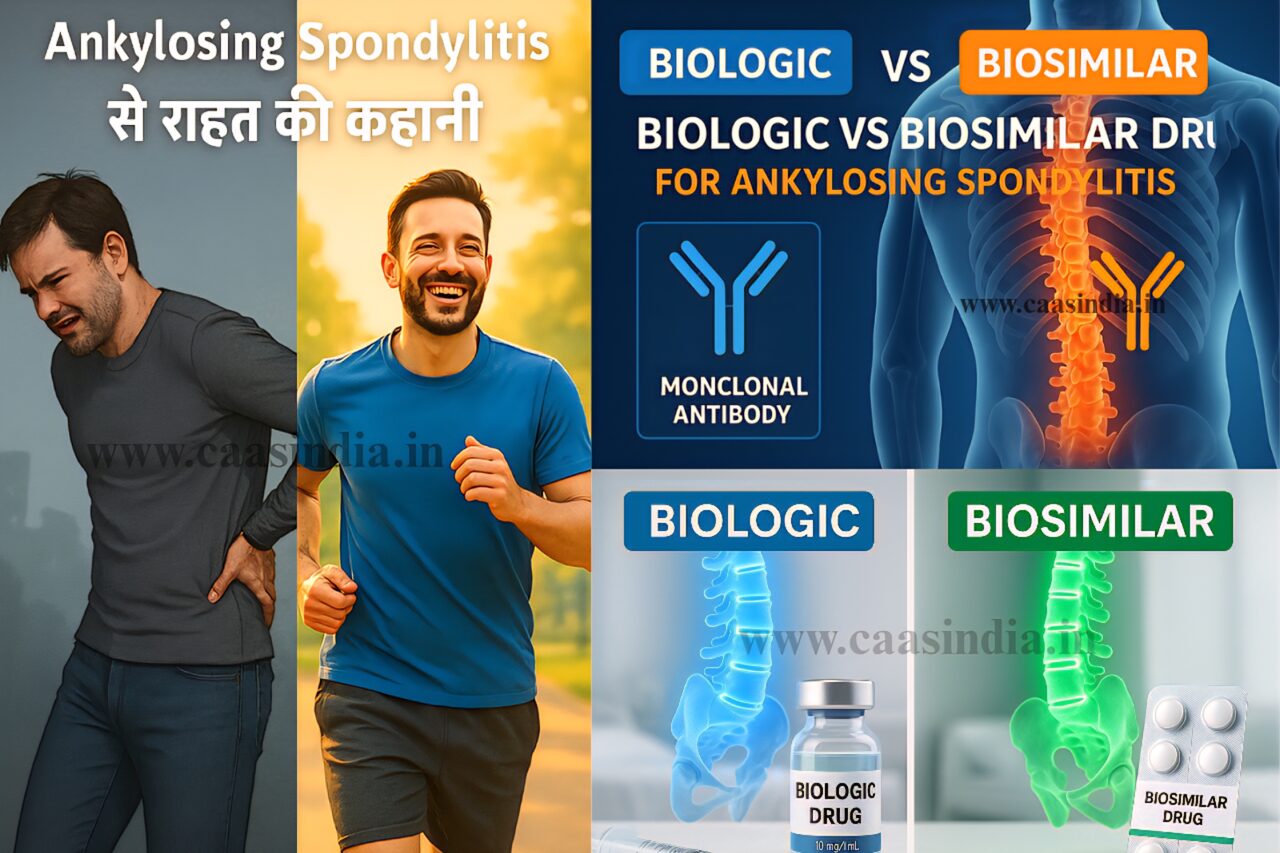 Biologic vs Biosimilar Drugs for ankylosing spondylitis : जानें क्या बेहतर है आपके उपचार के लिए? 1 Biologic vs Biosimilar Drugs for ankylosing spondylitis : जानें क्या बेहतर है आपके उपचार के लिए?