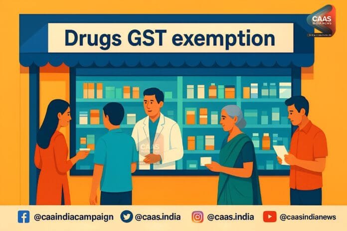 drugs gst exemption